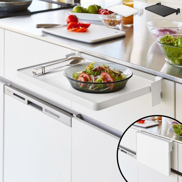 山崎実業 シンク扉折り畳み棚 タワー tower | キッチン雑貨・タワーシリーズ