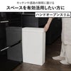 SOLOW ソロウ 隙間や通路で使えるダストボックス スライドオープン 40L | インテリア雑貨・ゴミ箱
