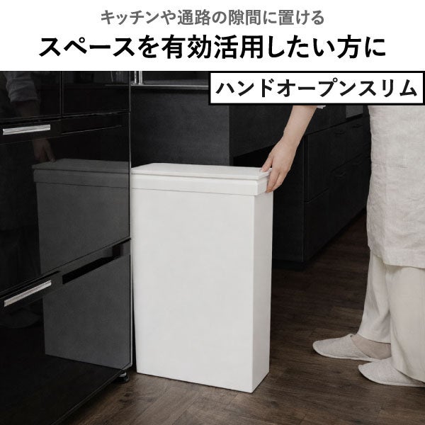 SOLOW ソロウ 隙間や通路で使えるダストボックス スライドオープン 40L 3個セット | インテリア雑貨・ゴミ箱