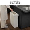SOLOW ソロウ 隙間や通路で使えるダストボックス フルオープン 40L 3個セット | インテリア雑貨・ゴミ箱