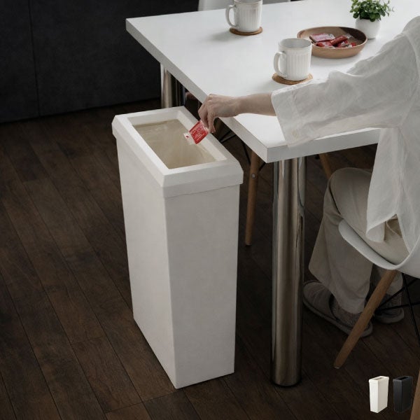 SOLOW ソロウ 隙間や通路で使えるダストボックス フルオープン 40L | インテリア雑貨・ゴミ箱