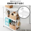 山崎実業 ゴミ箱裏スリムワゴン タワー tower | インテリア雑貨・タワーシリーズ