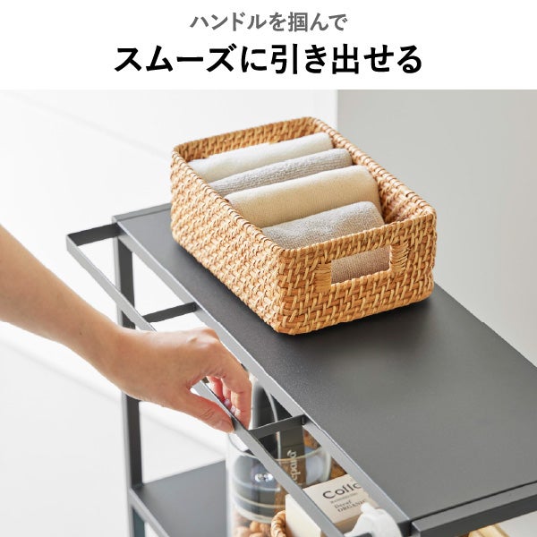 山崎実業 ゴミ箱裏スリムワゴン タワー tower | インテリア雑貨・タワーシリーズ