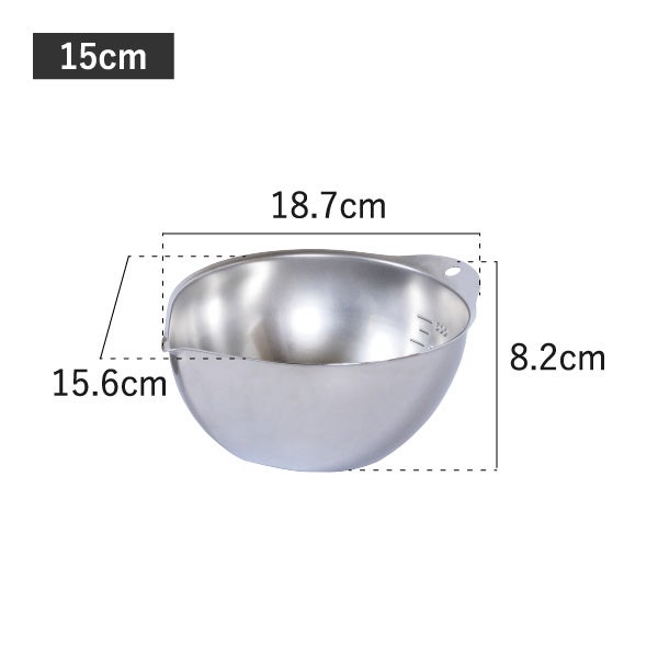  BWSセレクション すっきり暮らす キレッキレボウル 15cm ざるセット ｜キッチン雑貨・調理器具