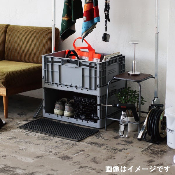 POST GENERAL インダストリアルフォルダブルクレート ホーム 30L 3個セット | インテリア雑貨・収納ボックス