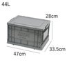 POST GENERAL インダストリアルフォルダブルクレート ホーム 44L | インテリア雑貨・収納ボックス
