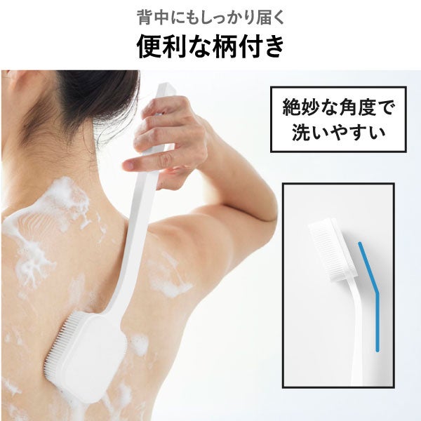 山崎実業 マグネットシリコーンボディ＆フェイシャルブラシ タワー tower | バスグッズ・タワーシリーズ