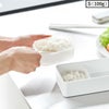 山崎実業 温まりやすい立つ冷凍ごはん容器 タワー S 2個組 クリア tower | キッチン雑貨・タワーシリーズ