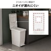 新輝合成 密閉ペダルダストボックス 30L | インテリア雑貨・ゴミ箱