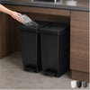 新輝合成 密閉ペダルダストボックス 30L 3個セット | インテリア雑貨・ゴミ箱
