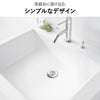 山崎実業 上からセット洗面排水口ネットホルダー タワー ホワイト tower | バスグッズ・タワーシリーズ