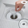 山崎実業 上からセットバスルーム排水口ネットホルダー タワー tower | バスグッズ・タワーシリーズ