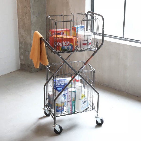 DULTON LAUNDRY TROLLEY ダルトン ランドリー トロリー | バスグッズ・ランドリー収納