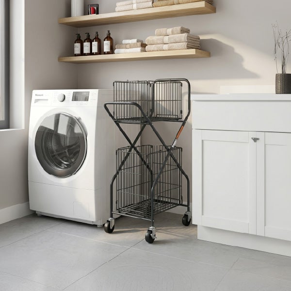 DULTON LAUNDRY TROLLEY ダルトン ランドリー トロリー | バスグッズ・ランドリー収納