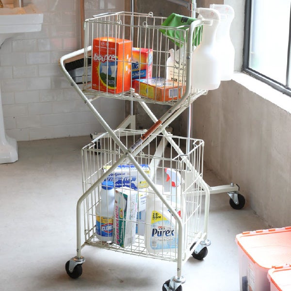DULTON LAUNDRY TROLLEY ダルトン ランドリー トロリー | バスグッズ・ランドリー収納