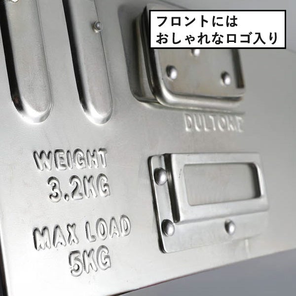 DULTON ダルトン D.M.S "GARAGE" 16L GALVANIZED | インテリア雑貨・収納ボックス