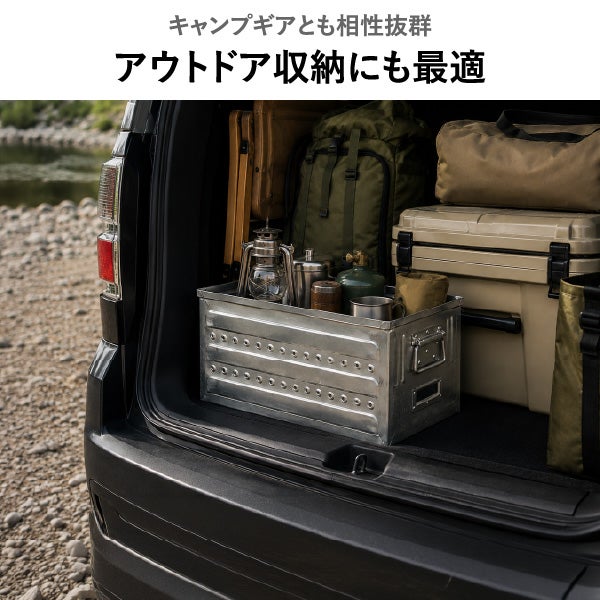 DULTON ダルトン D.M.S "GARAGE" 16L GALVANIZED | インテリア雑貨・収納ボックス