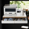 山崎実業 キッチン家電下引き出し＆スライドテーブル トスカ W80 tosca | キッチン雑貨・トスカシリーズ
