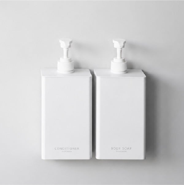 山崎実業 マグネットディスペンサー タワー 850mL 2点セット tower | バスグッズ・タワーシリーズ