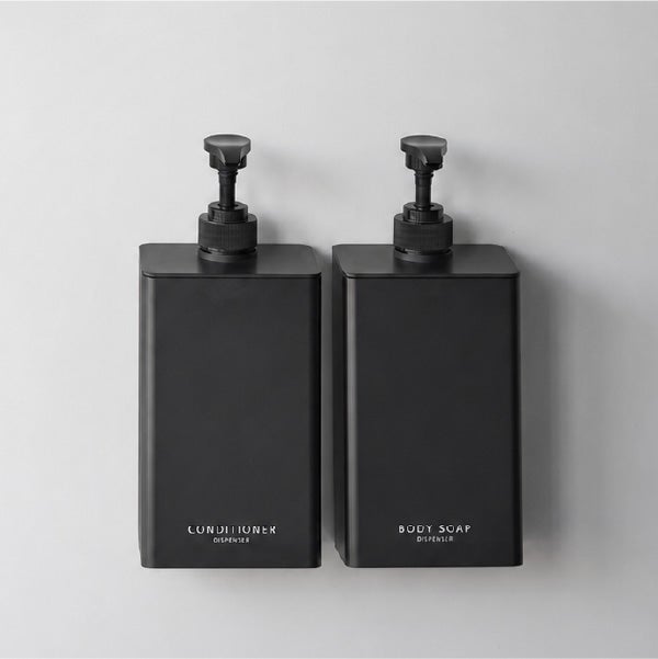 山崎実業 マグネットディスペンサー タワー 850mL 2点セット tower | バスグッズ・タワーシリーズ