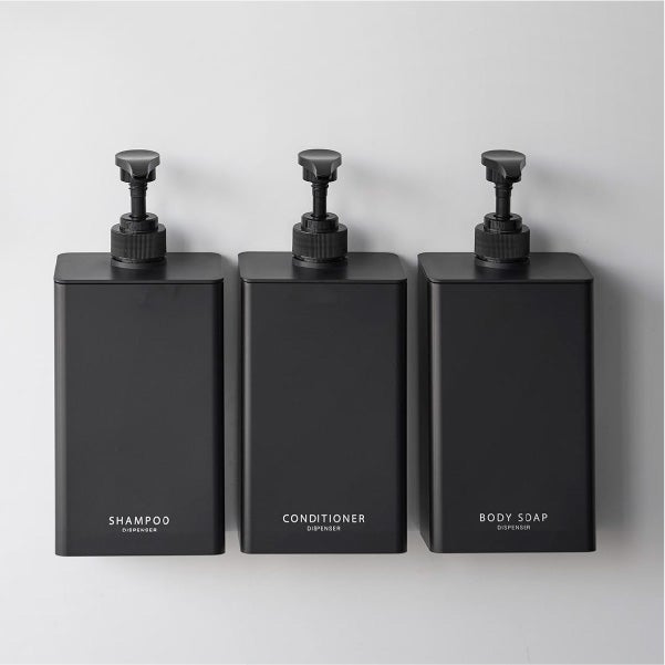 山崎実業 マグネットディスペンサー タワー 850mL 3点セット tower | バスグッズ・タワーシリーズ