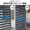 風向き調整できる ルーバー付き室外機カバー 標準タイプ | ガーデン・室外機カバー