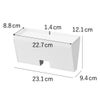 山崎実業 マグネットプラスチックバッグケース タワー トレー付き tower | キッチン雑貨・タワーシリーズ