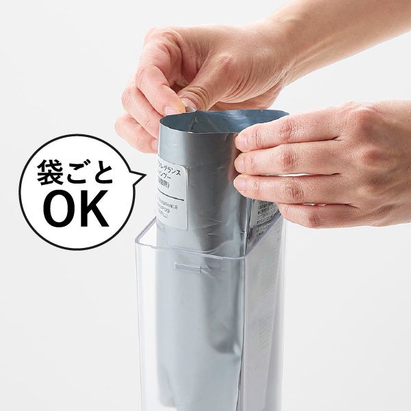 山崎実業 たっぷり洗剤が出るマグネットディスペンサー ミスト 泡タイプ MIST | バスグッズ・ディスペンサー