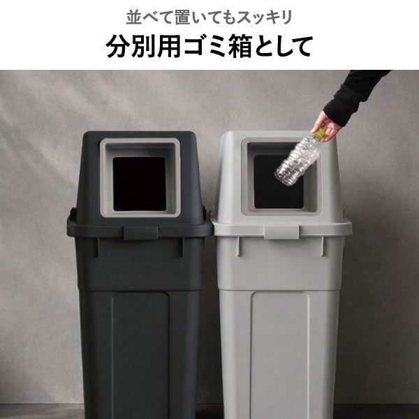 RISU リス ふた付き分別ゴミ箱 90L 2個セット | インテリア雑貨・ゴミ箱