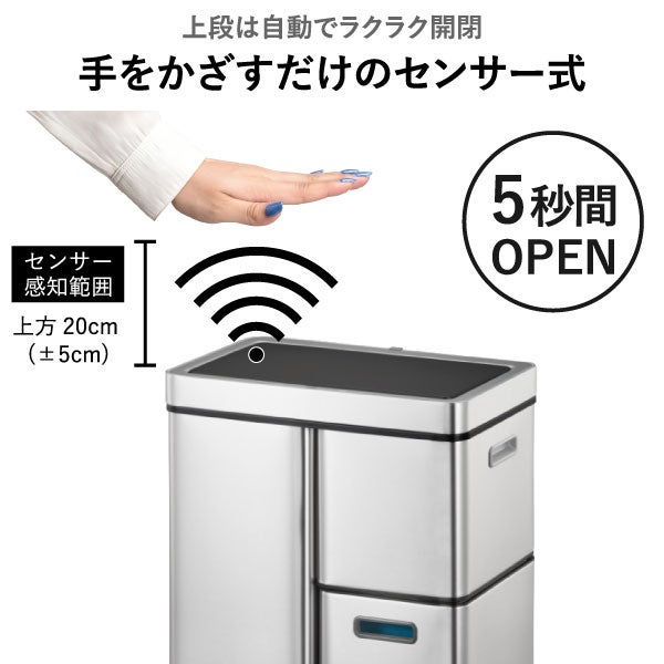 EKO ヒマラヤミラージュプラスセンサービン 35L+15L+15L | インテリア雑貨・ゴミ箱