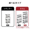 山崎実業 ランドリーワゴン＋バスケット タワー スリム 3段 tower | インテリア雑貨・タワーシリーズ